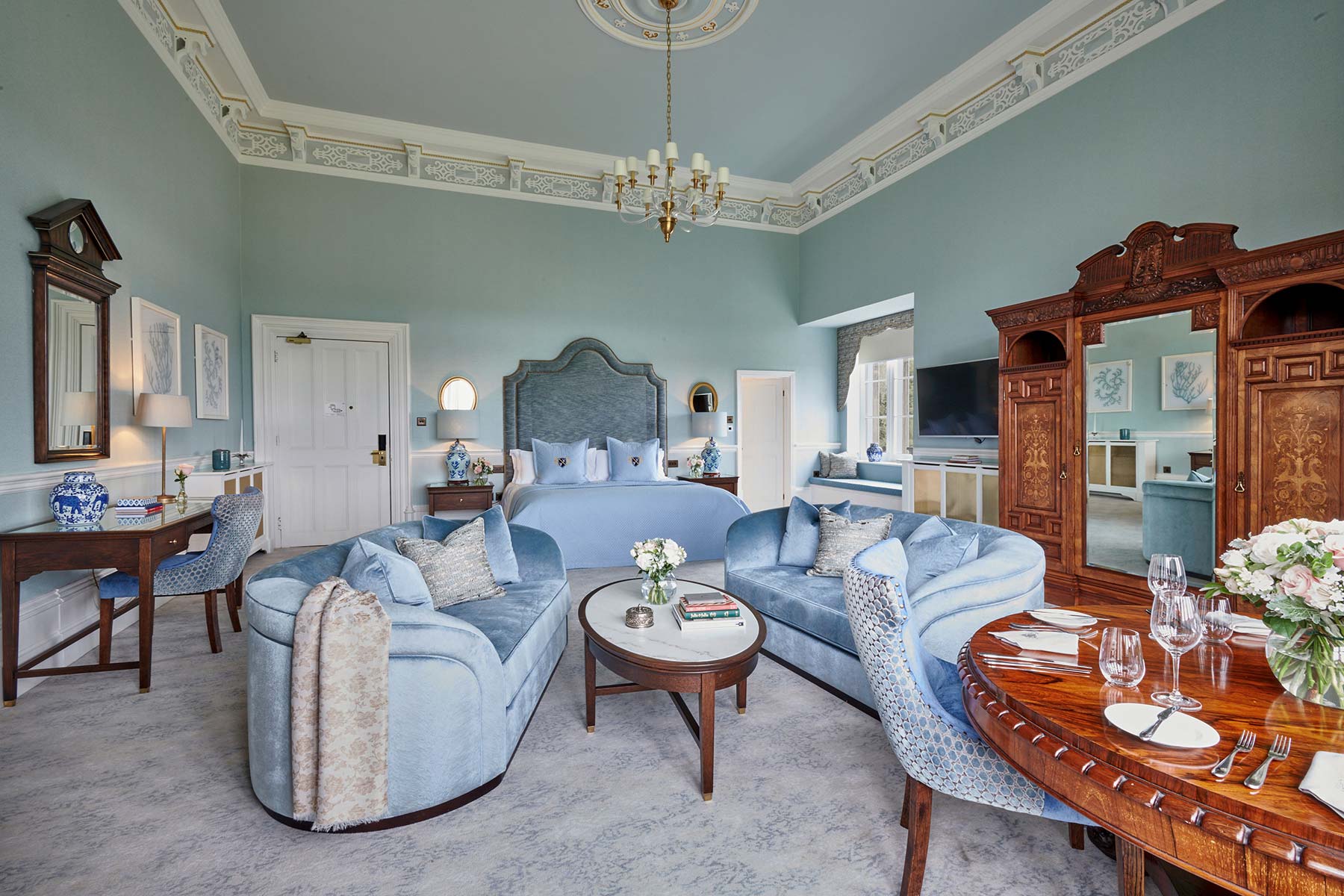 Matfen Hall Bedroom