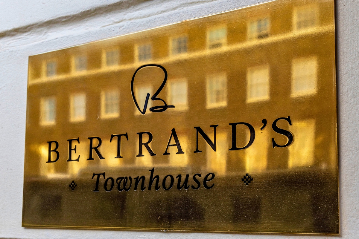 Bertrand's Townhouse sign